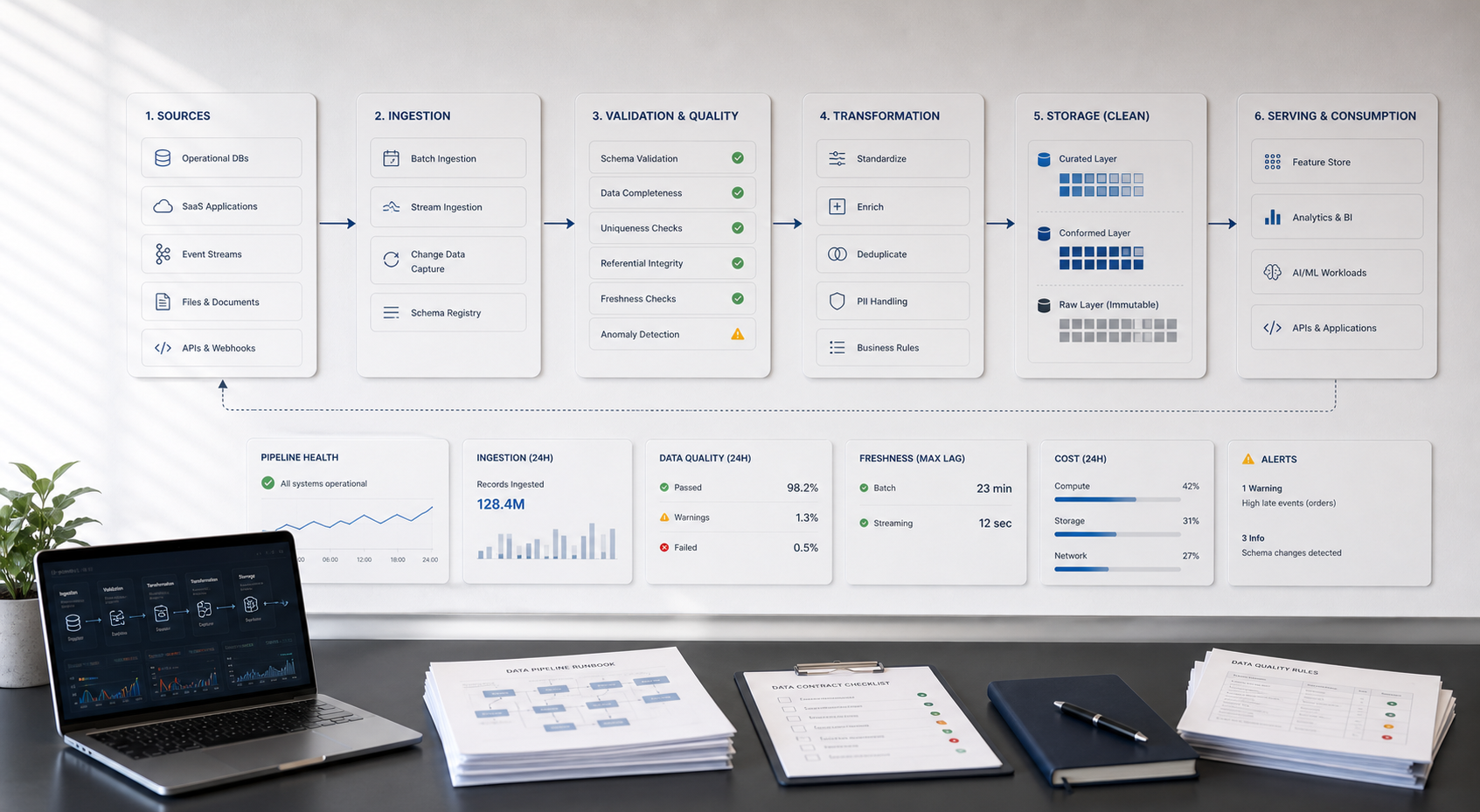 Datenpipelines fuer AI-Produkte